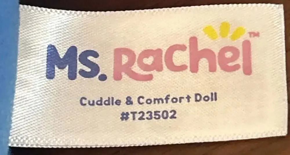 Ms. Rachel Cuddle & Comfort Plush Doll‎ #T23502